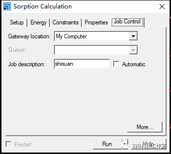 利用MS模拟天然气（甲烷）在多孔介质中的吸附的图24